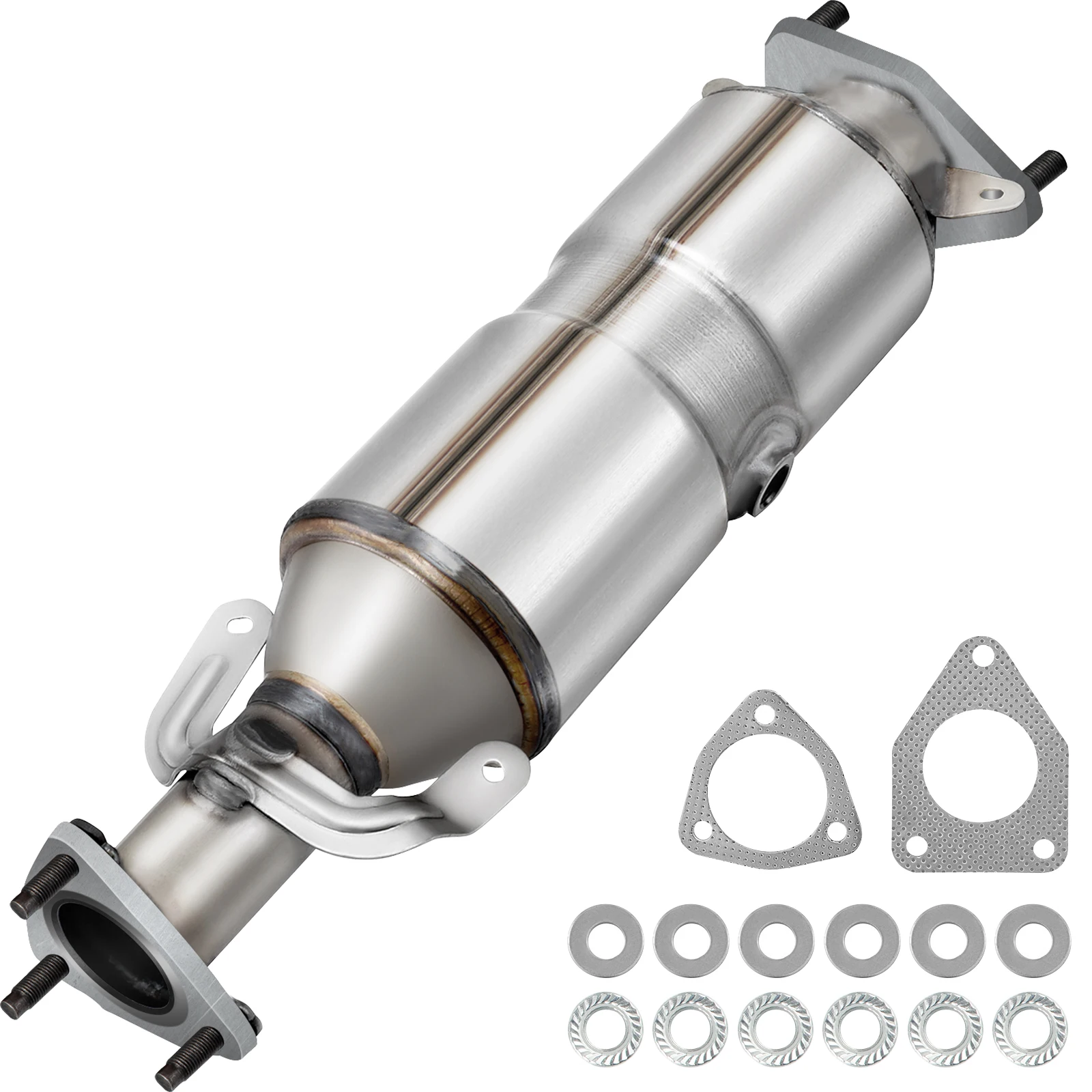 

SucceBuy Catalytic Converter Suitable for 2003-2007 Honda Accord Compliance With OBDIII Stainless Steel Out Shell Green Emission