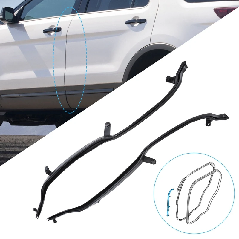 

Car Rear Door Front Weatherstrip Seal For Ford Explorer 2011-2019 Accessories Door Sealing Strips BB5Z7825324B BB5Z7825325B