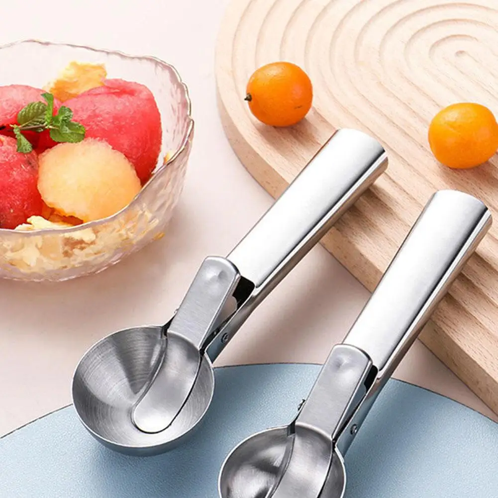 Ice Cream Scoop,3Pcs Cookie Scoop Set For Baking Stainless Steel Ice Cream Scooper Portion Scoop Dishers Scoops, Cupcake Scoop