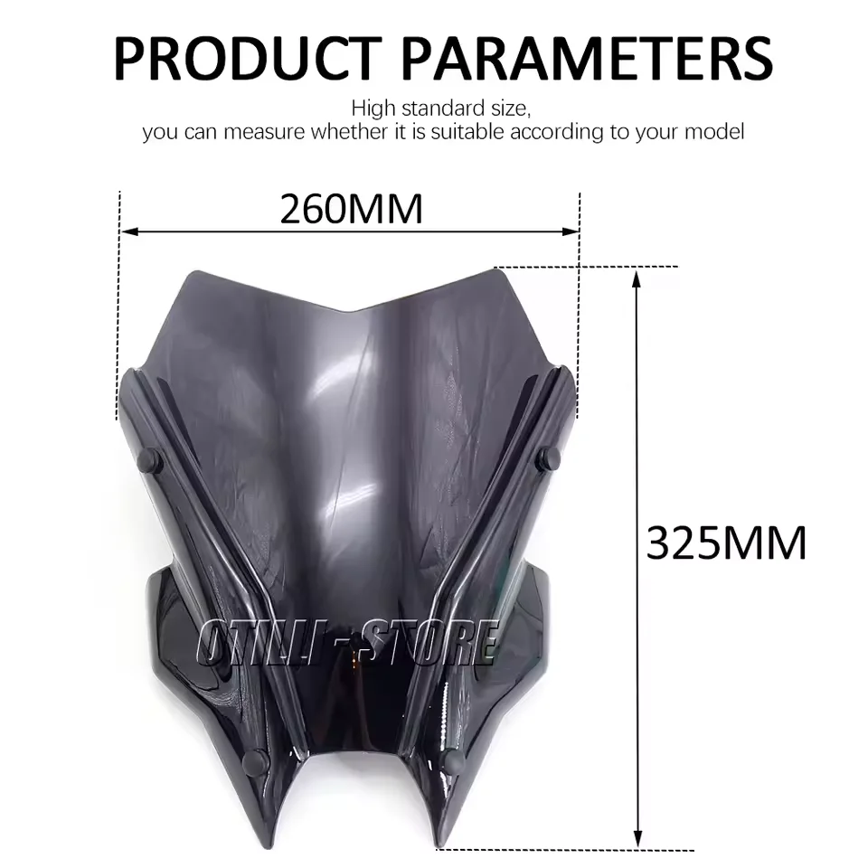 Motorcycle Parts Touring Sports WindScreen Windshield Visor Deflector For YAMAHA MT-09 2021 2022 2023 MT09 MT 09 FZ09 FZ-09 SP - Image 5