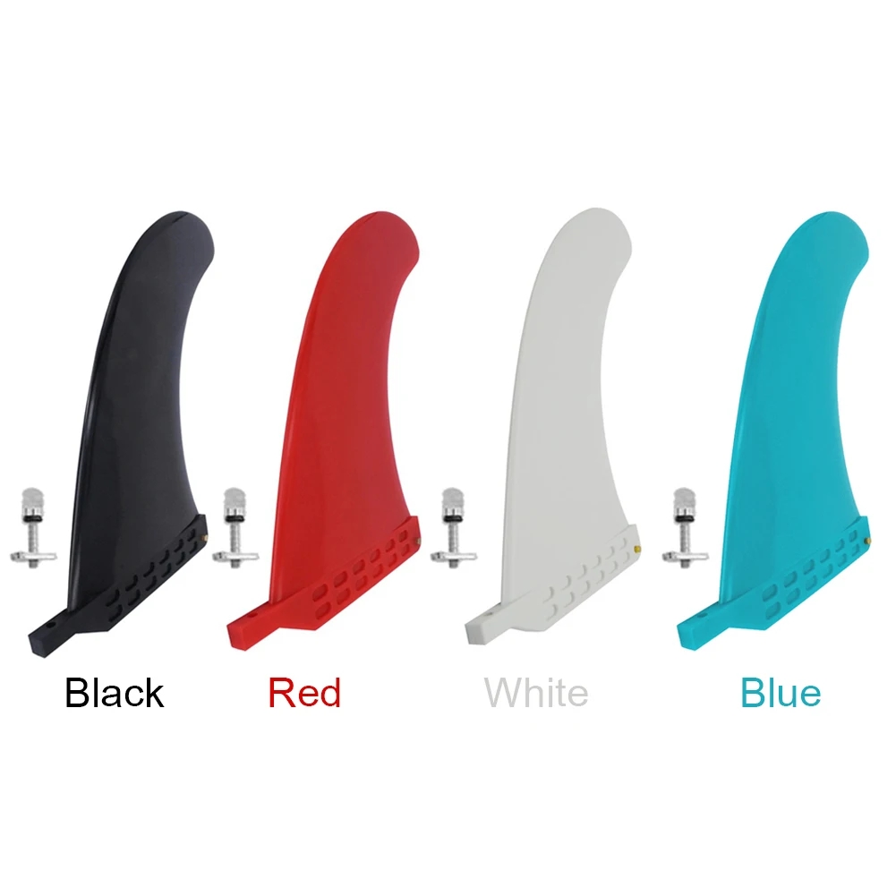 

9in Surfing Tail Fin Removable Paddle Rudder Surfboard Stabilizer (Black)
