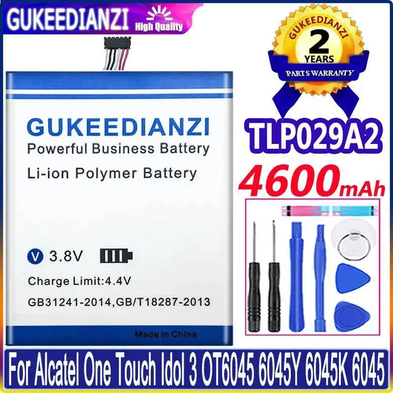 

TLP029A2 Long Lasting Mobile Phone Battery For Alcatel One Touch Idol 3 OT6045 6045Y 6045K 6045 4600Mah
