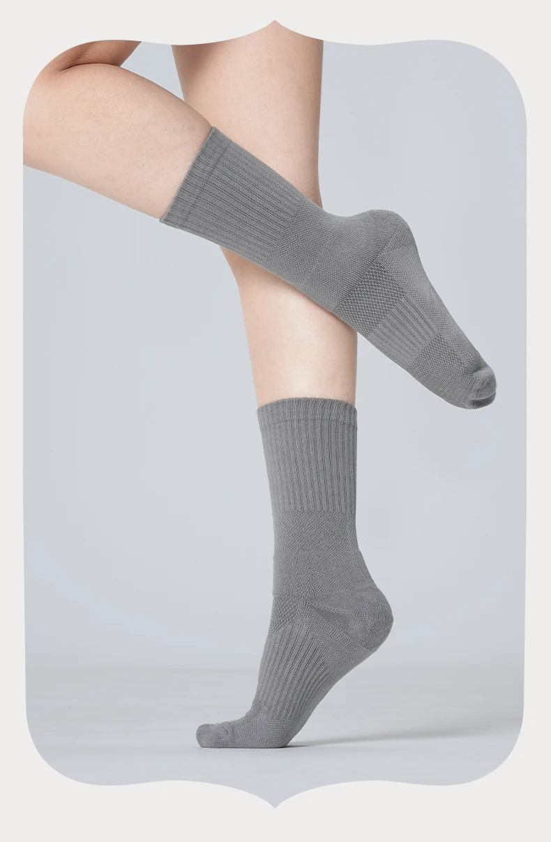 Rutschfeste Tanzsocken für Damen und Herren, moderne Ballett-Übungsstrumpfhosen mit Grifffüßen für Erwachsene, Yoga-Crew-Socken – Detail 14