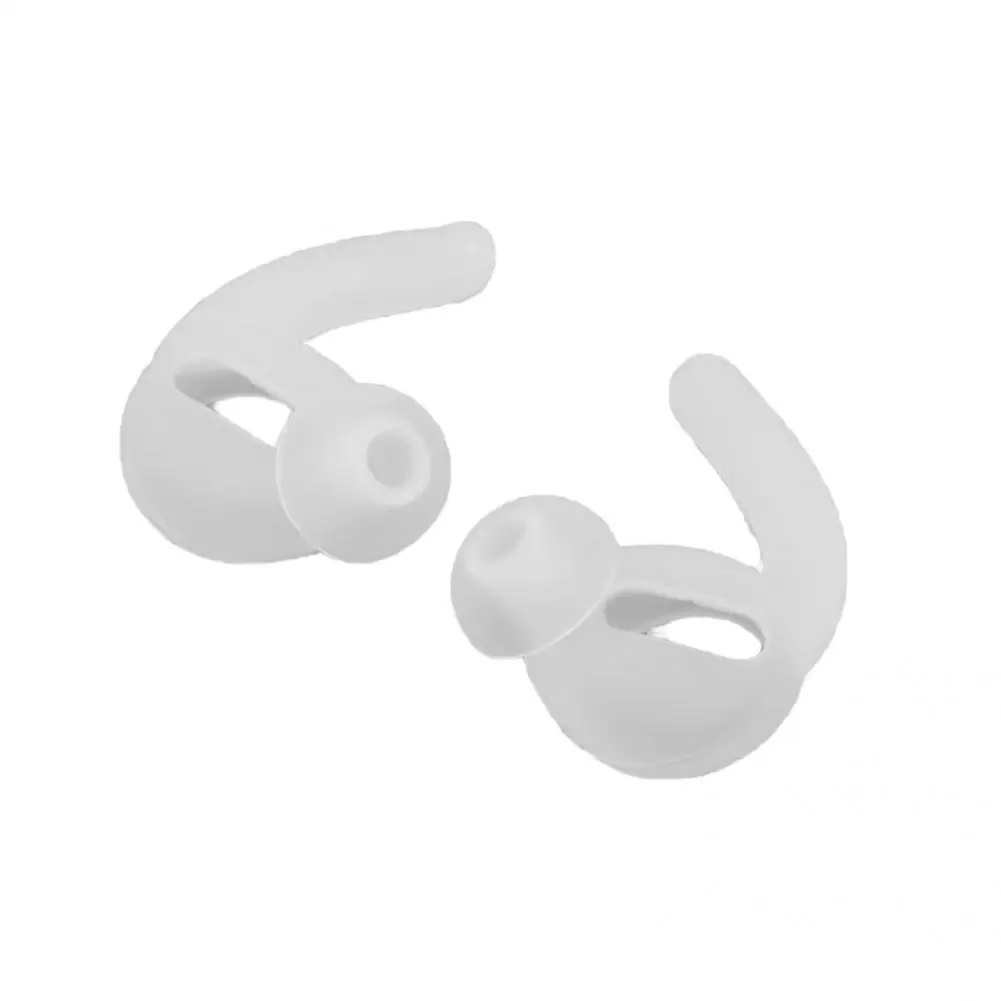 Mini coussinets d\'oreille lavables en silicone souple, embout d\'oreille anti-perte pour 1/2, 2 pièces