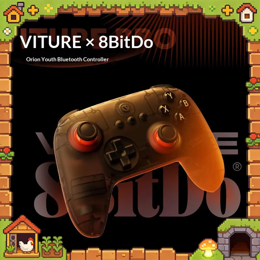 VITURE 8BitDo Sign Jointly Gamepads Support Somatosensory Shaking Wake Up Game Handles Adapting Switch2 To Wirelessly Support PC
