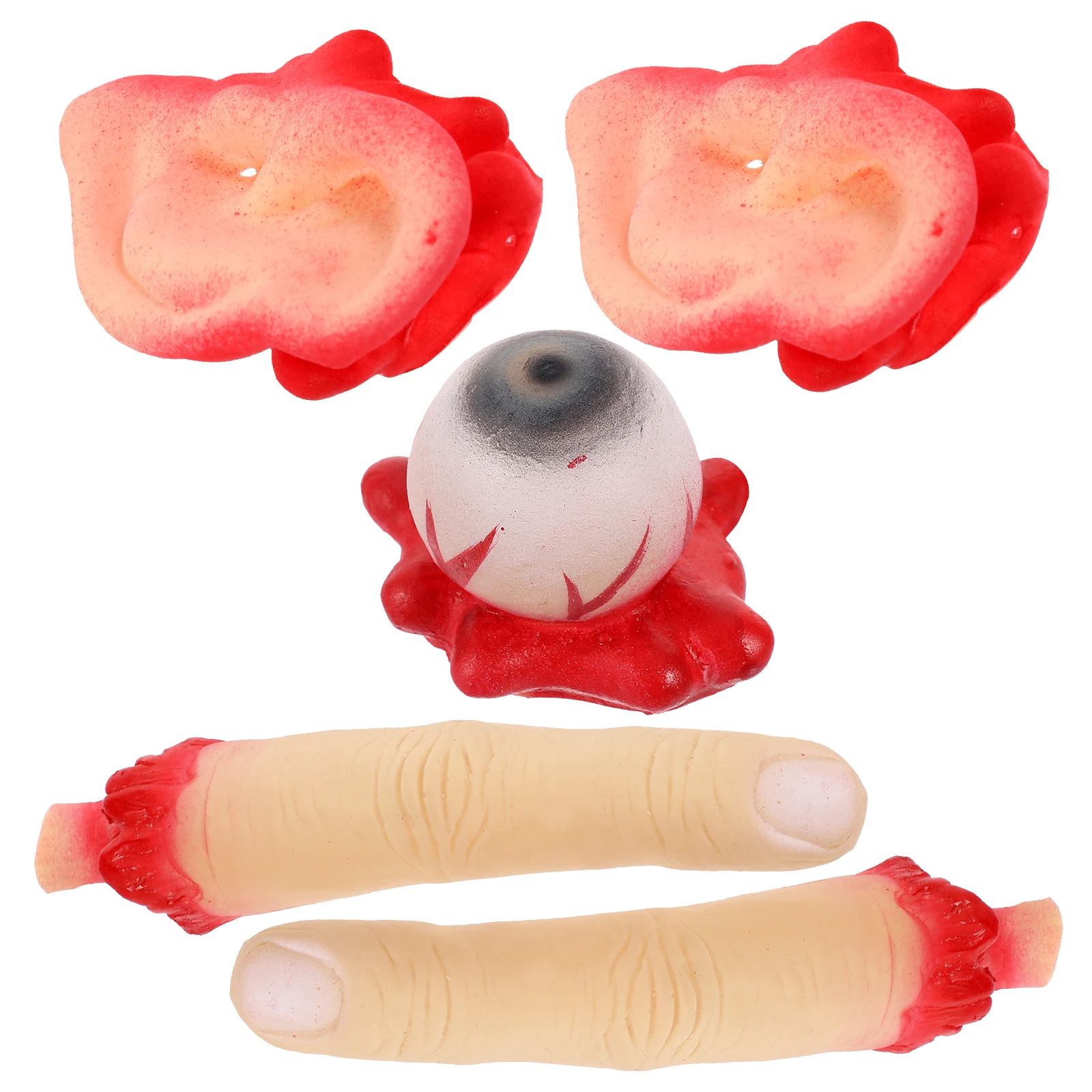 

Simulation Organ Prank Props Fake Bloody Body Parts Mask Halloween Accessories Horror Emulsion Creepy Human Organs Toys