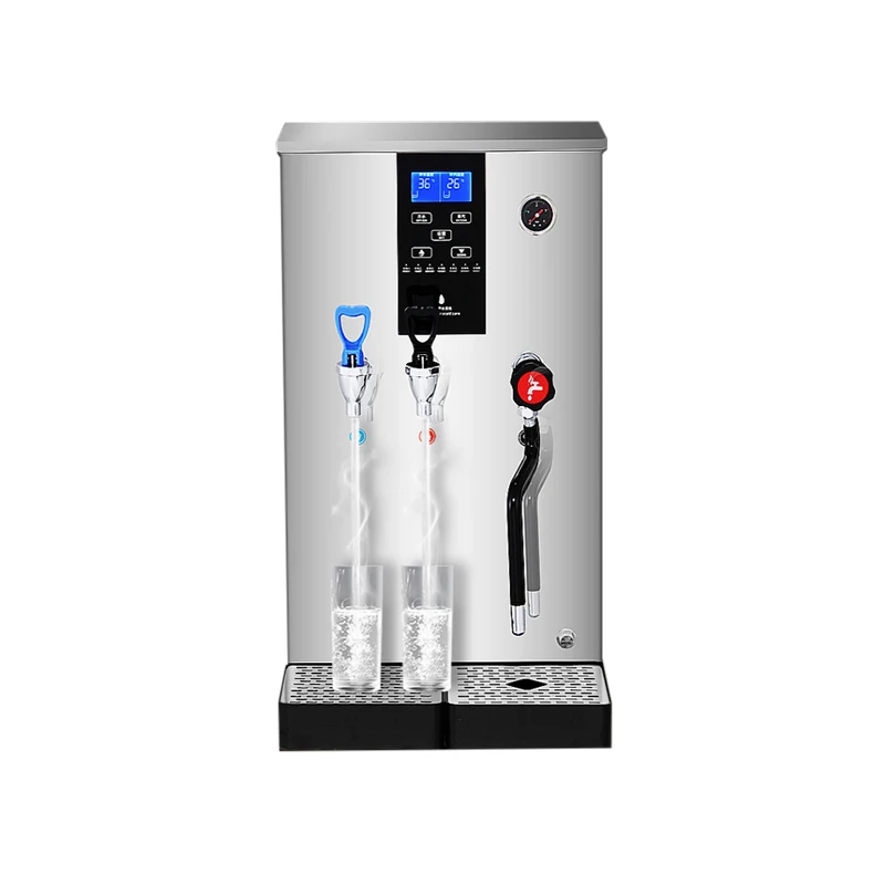 

Commercial Milk Steamer Water Boiler 20L 3000W Steam Water Boiling Machine Steam Milk Frother Hot Water Heater Dispenser