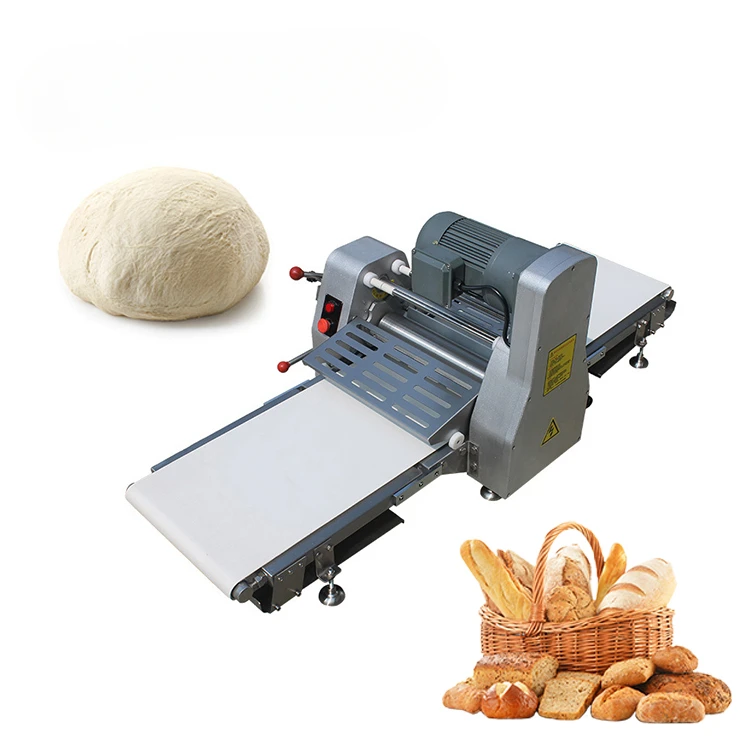 For Full automatic  Commercial multi-function bakery cake bread 380  table top dough sheeter