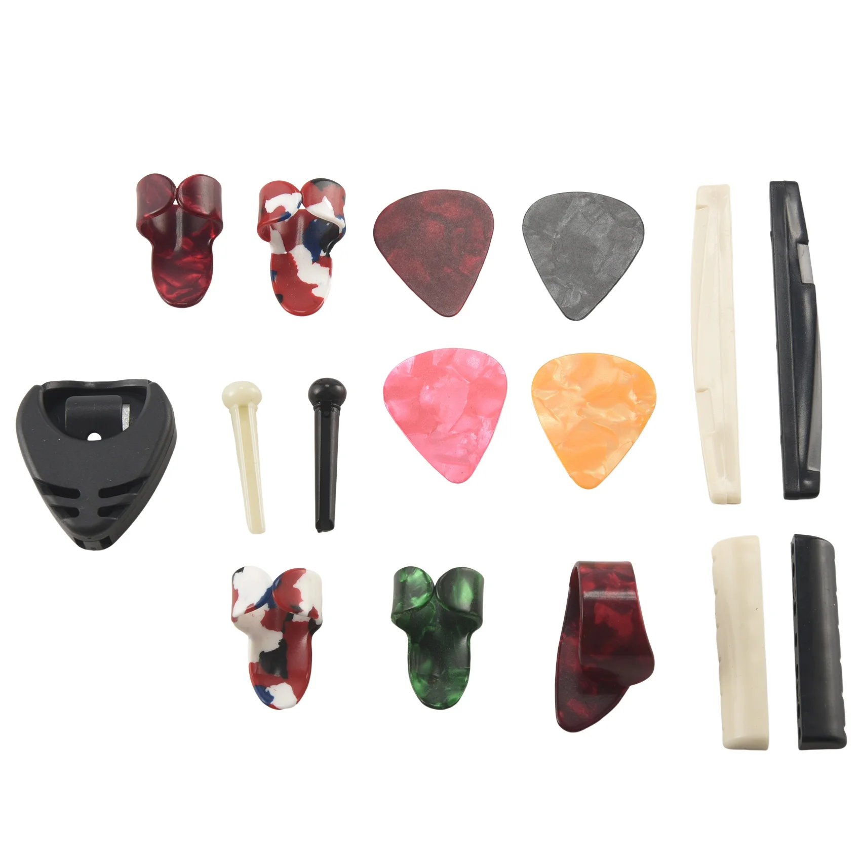 AA67-34 PCS Guitar Accessories Kit Including Guitar Picks,Capo,Acoustic Guitar Strings,3 In 1String Winder,Bridge Pins,6 String