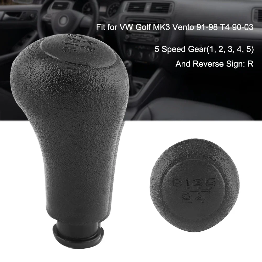 5 Speed Car Gear Shift Shifter Knob Stick Head For  Golf MK3 Vento 91-98 T4 90-03 #1H0711141A