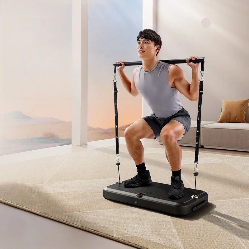 Household pneumatic digital strength trainer intelligent multi-functional comprehensive training fitness equipment