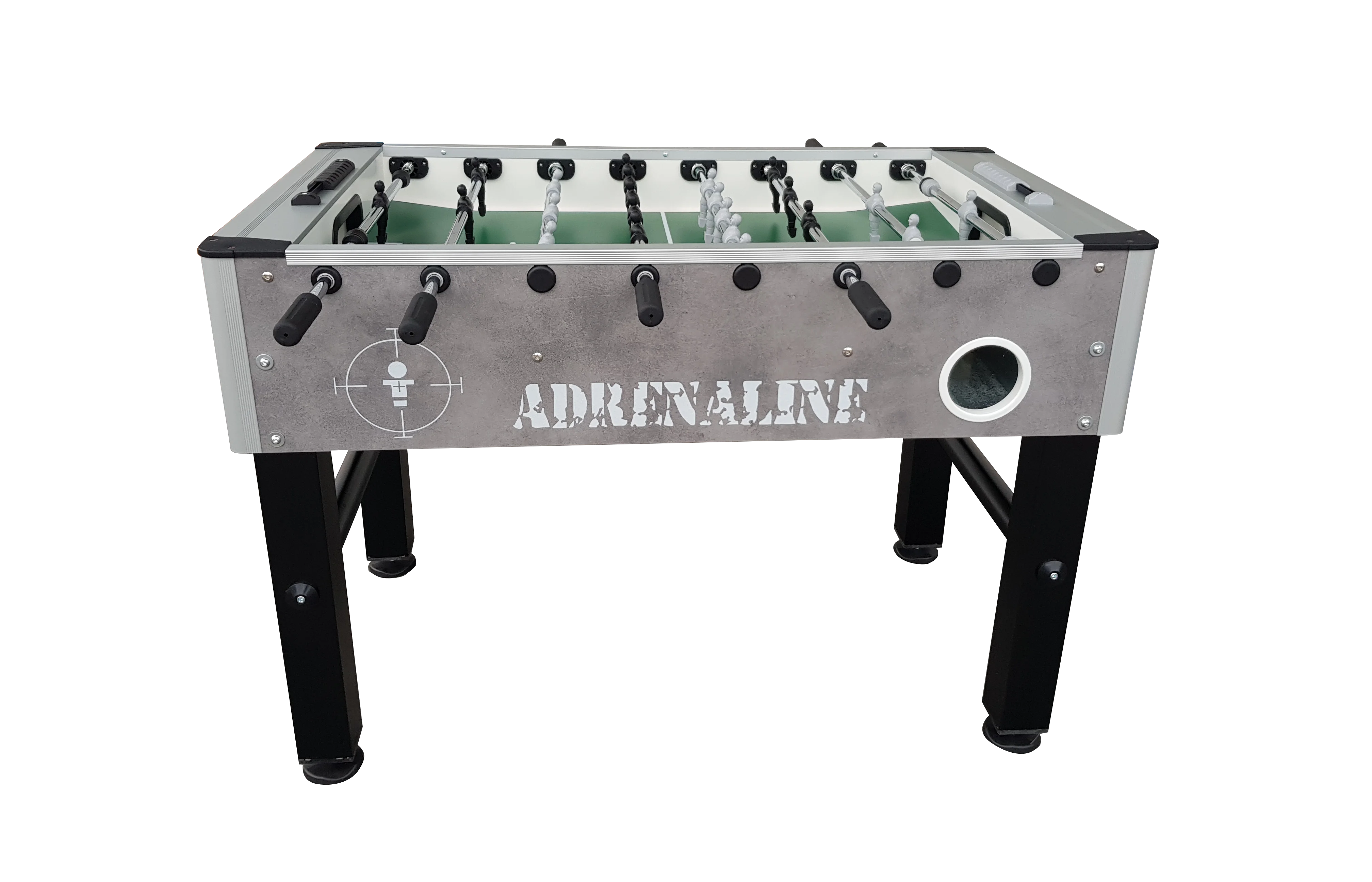 Made in Italy Free Play Indoor Table Soccer football Adrenaline  with Professional Rods and Iron Legs with telescopic rods