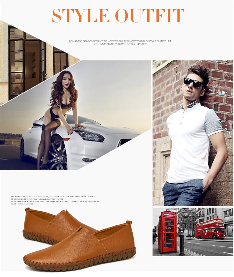 Mode männer Fahren Schuhe Handgemachte Leder Männer Müßiggänger Weiche Atmungsaktive männer Casual Schuhe Zapatillas Hombre Große Größe 38-48 – Detail 6