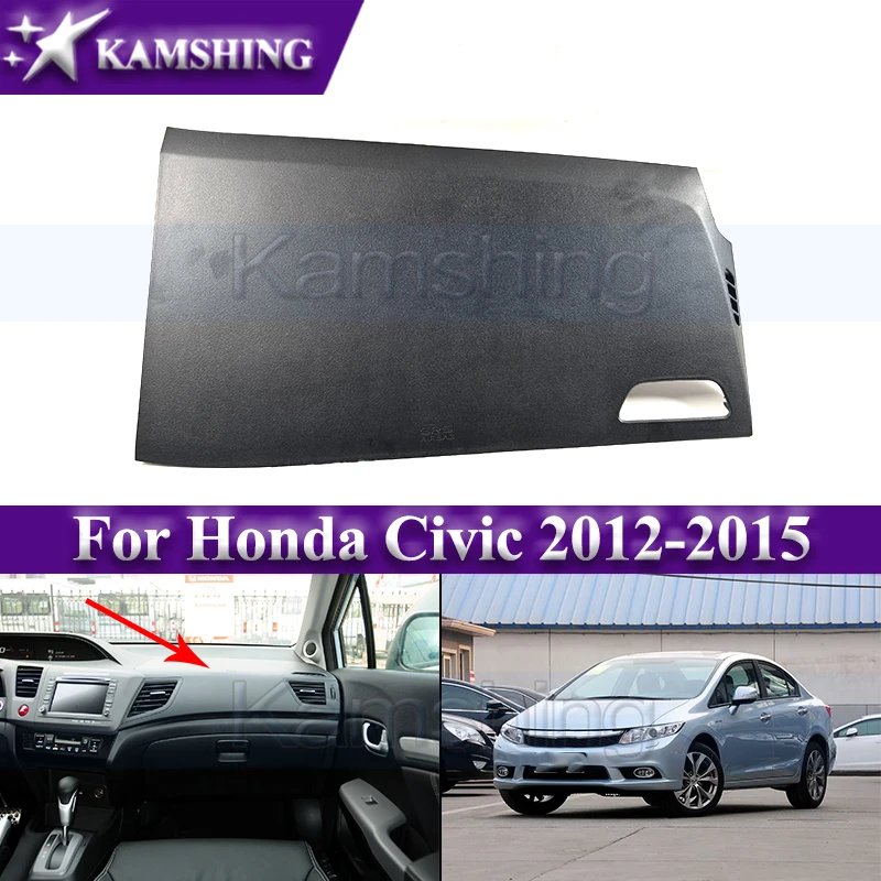 لوحة غطاء لوحة القيادة لهوندا سيفيك 2012-2015 وحدة التحكم المركزية لوحة الكسوة الطيار (يصلح لليد اليسرى) #1