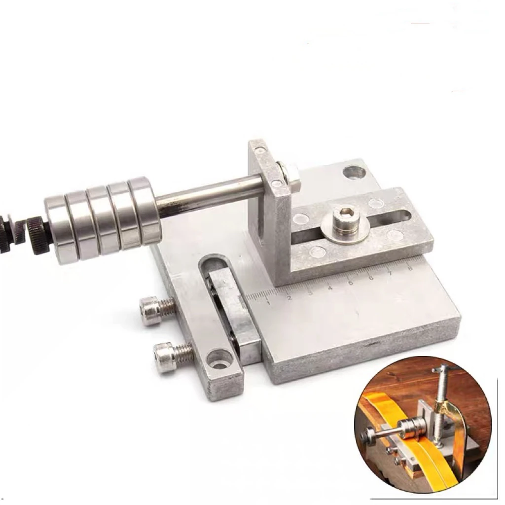 Leather Strap Cutter Leather Strip Cutting Tool Leather Belt Aluminium Alloy Cutting Machine with C-Clamps