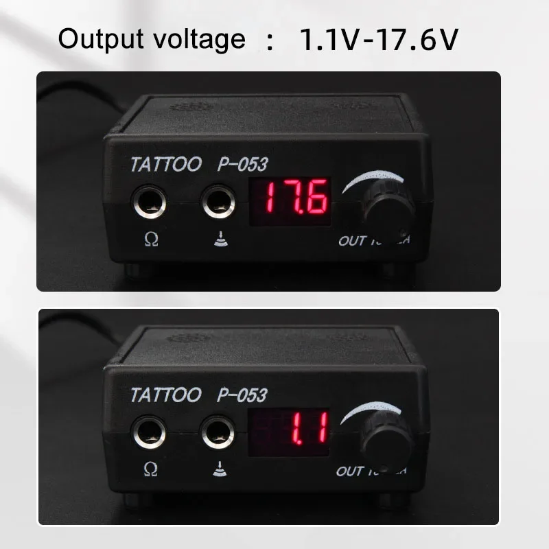 Tattoo Power P053 LCD Display Screen Tattoo Power Supply Adjustable Voltage Mini Portable Tattoo Machine Accessroies Supplies - Image 5