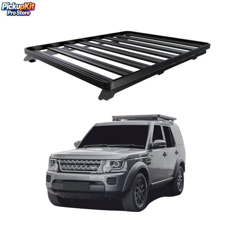 

Сверхмощная утолщенная платформа багажника из нержавеющей стали и алюминия для внедорожных путешествий Discovery LR3/LR4