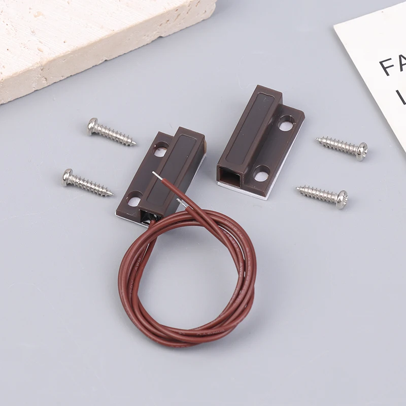 MC-38A Wired Door Window Sensor Magnetic Switch NC/NO Sensor Switch For Home Alarm System Detector Reed Switch
