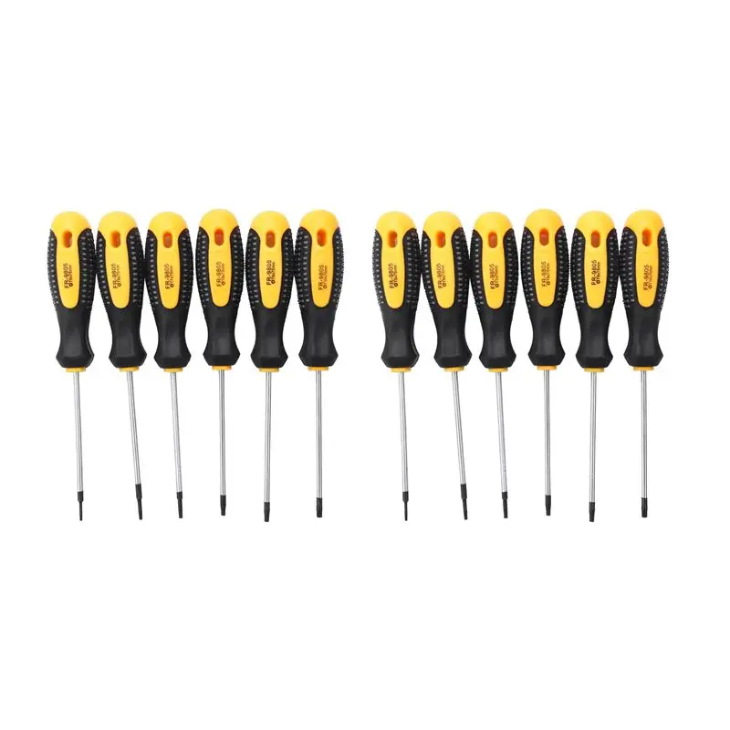 

Набор отверток Torx Y42A-2Set Cr-V с магнитным креплением T5-T10, набор инструментов для ремонта телефонов