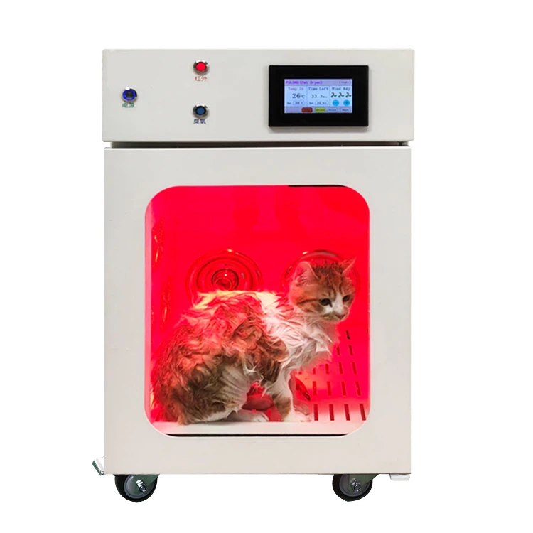 

Manufacture automatic pet dog cat animal hair LCD touch control panel dryer room box cabinet