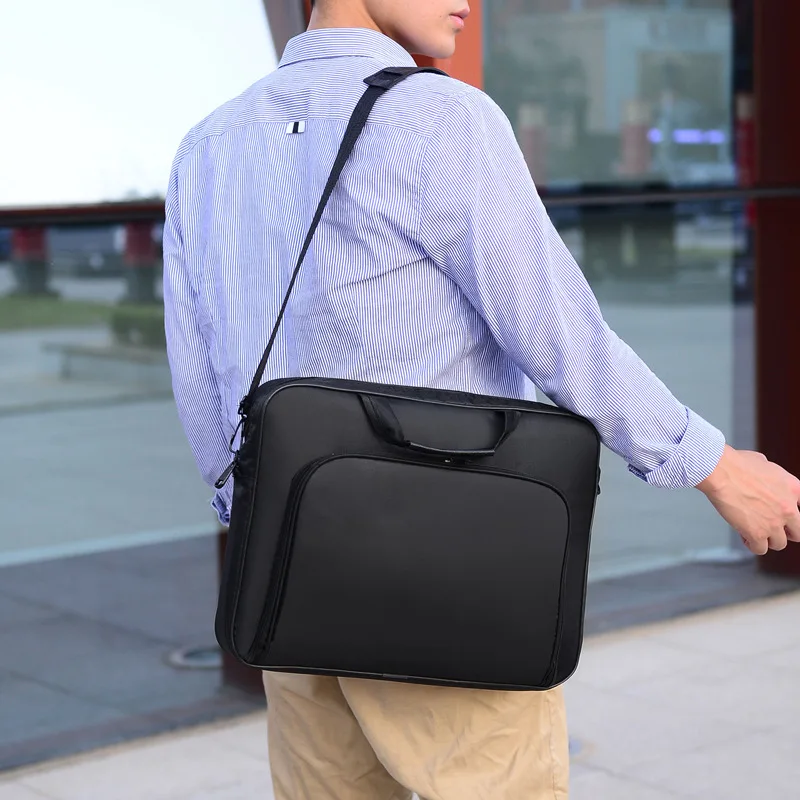 15.6/17inch Business Office Laptop Bag Large Capacity Handheld Shoulder Crossbody Bag for Men Executive Briefcase Hot Sale