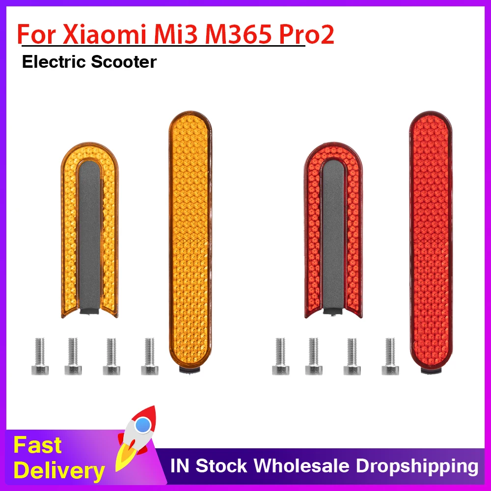 Front Hub Cap Wheel Cover Protect Shell Reflective for Xiaomi Mi3 M365 Pro 2 1S Pro Electric Scooter Safety Night Reflector Par