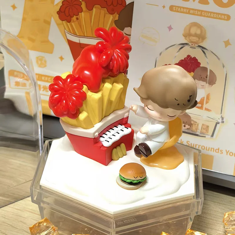 

POP MART DIMOO KFC Совместная серия: Модные игрушки-сюрпризы в закрытых коробках, коллекционные фигурки, милые модели, подарок на день рождения