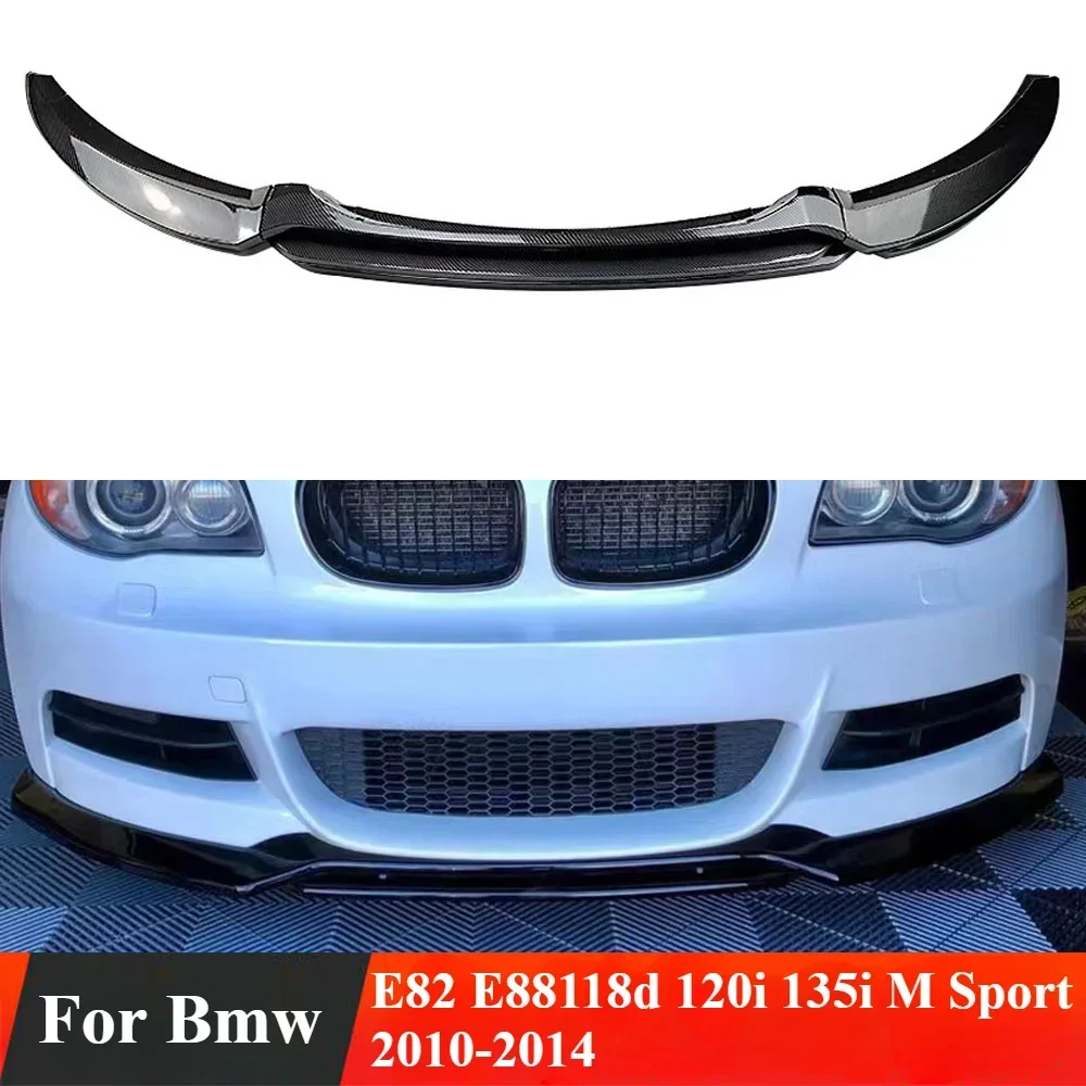 

Front Bumper Splitter Lip Spoiler Diffuser 118d 120i 135i M Sport 2010-2014 Lci Bodykits For Bmw E82 E88 4Pcs Gloss Maxton S