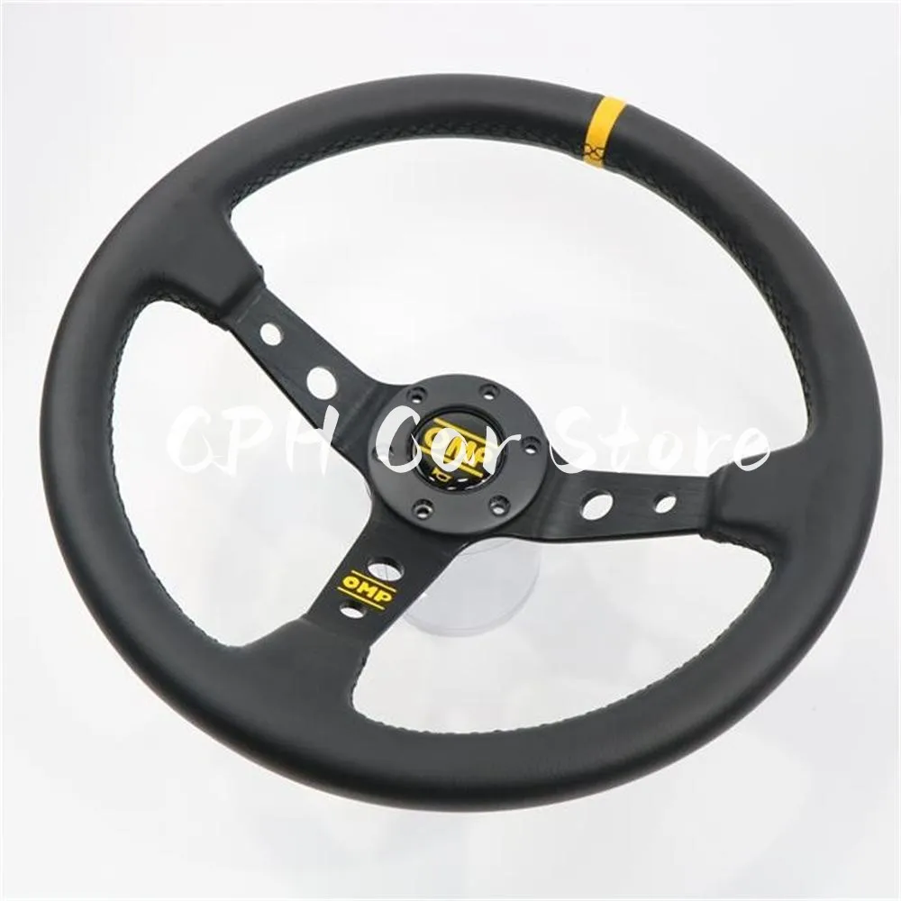 For Cars Racing Car Racing Steering Wheels PU Or suede 14 inch Drifting Sport Steering Wheel Universal