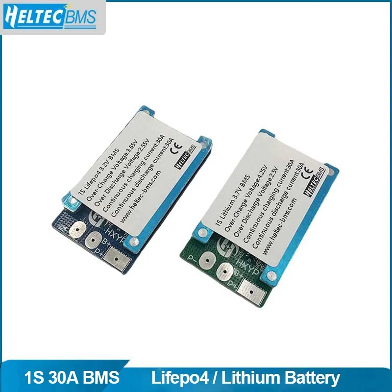 heltec BMS 1S 30A 3.2V 3.7V 18650 Lifepo4 battery tools bms protection board single cell Over charge/Discharge protection