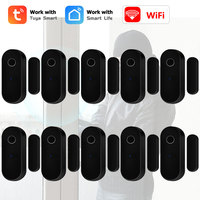 Tuya WiFi Door Window Sensor Smart Life APP Control Home Security Burglar Alarm Close Open Detector Work With Alexa Google Voice