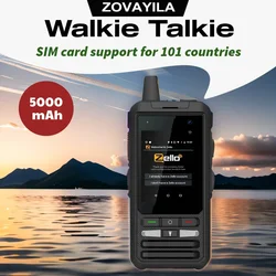 Walkie-talkie impermeável do ZELLO-POC 4G, nacional global, rede pública, móbil, exterior, IP68