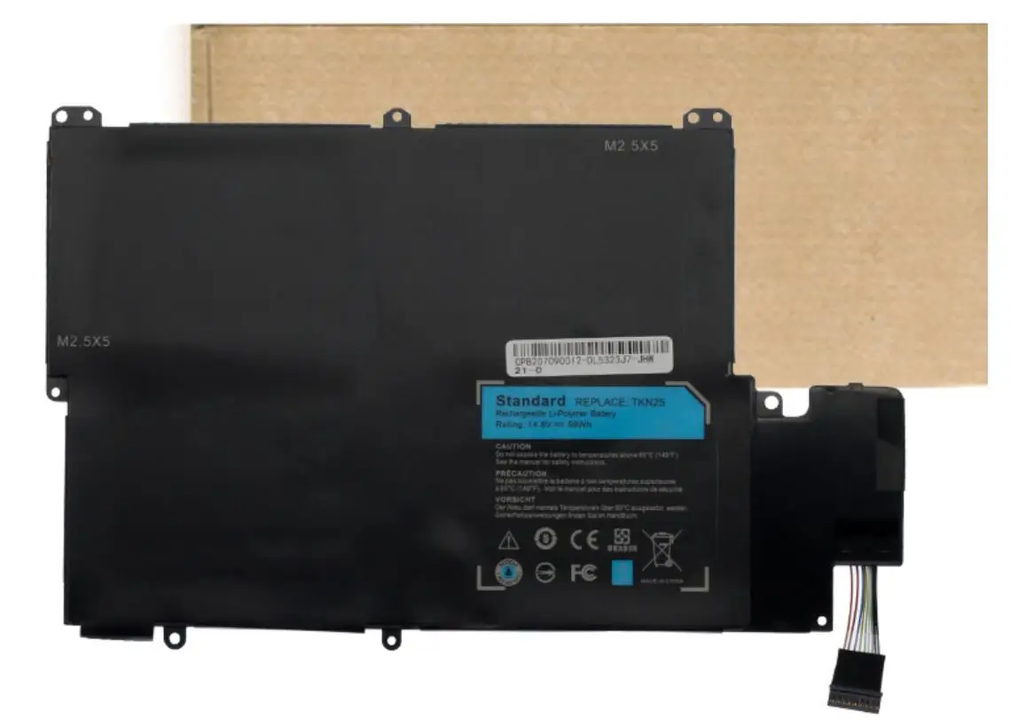 Imagem -05 - Bateria do Portátil para Dell Inspiron 5323 13z5323 Vostro 3360 153000 3546d Trdf3 V0xtf Voxtf Ru485 14.8v 49wh Tkn25