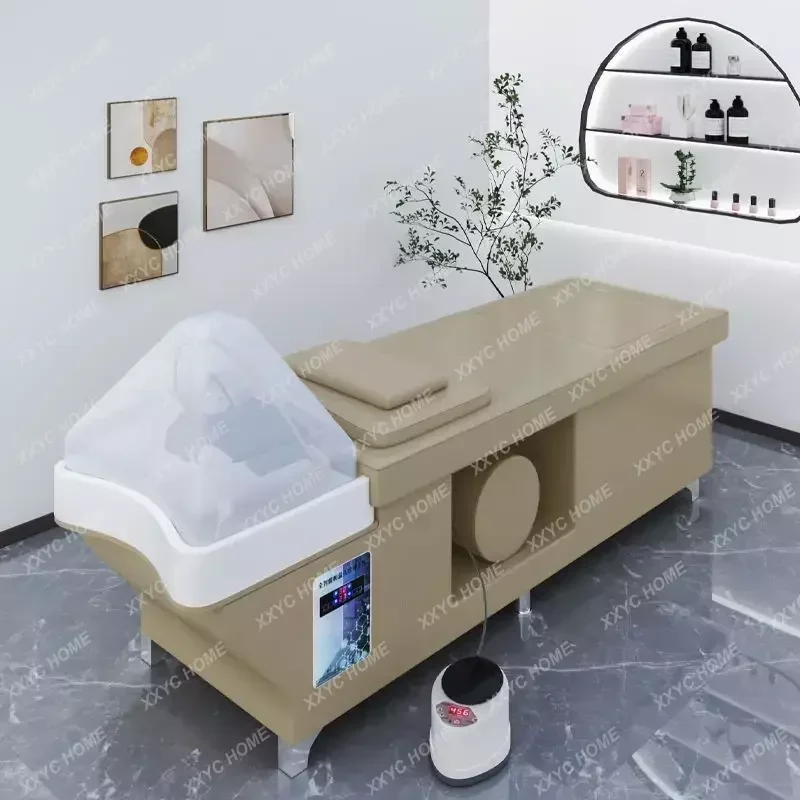 Portable Hair Washing Bed Stylist Water Circulation Water Tank Shampoo Sink Chair  Behandelstoel  Furniture MQ50SC