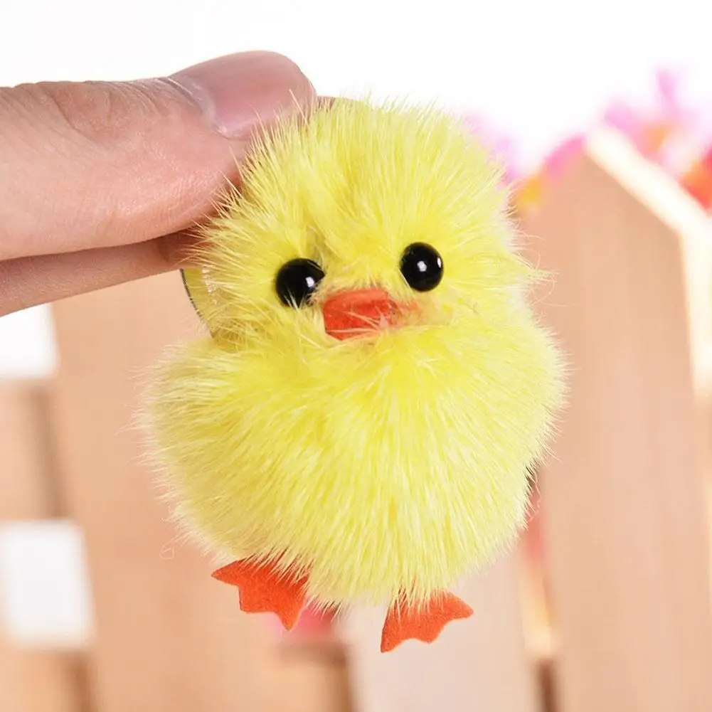 

Cute All-match Plush Chick Chicken Toy Mini Fluffy Yellow Ball Chick Keychain Animal Model Stuffed Toys Chickens Fluffy Toys