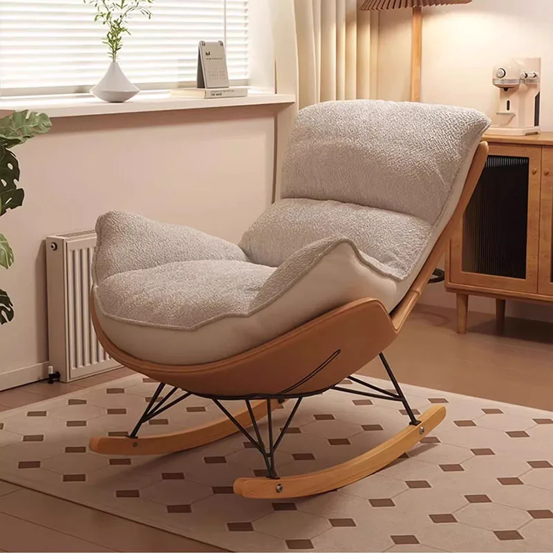 

Rocking Lounge Living Room Chairs Floor Vanity Designer Reading Relax Chairs Occasional Fauteuil Salon Postmodern Furniture