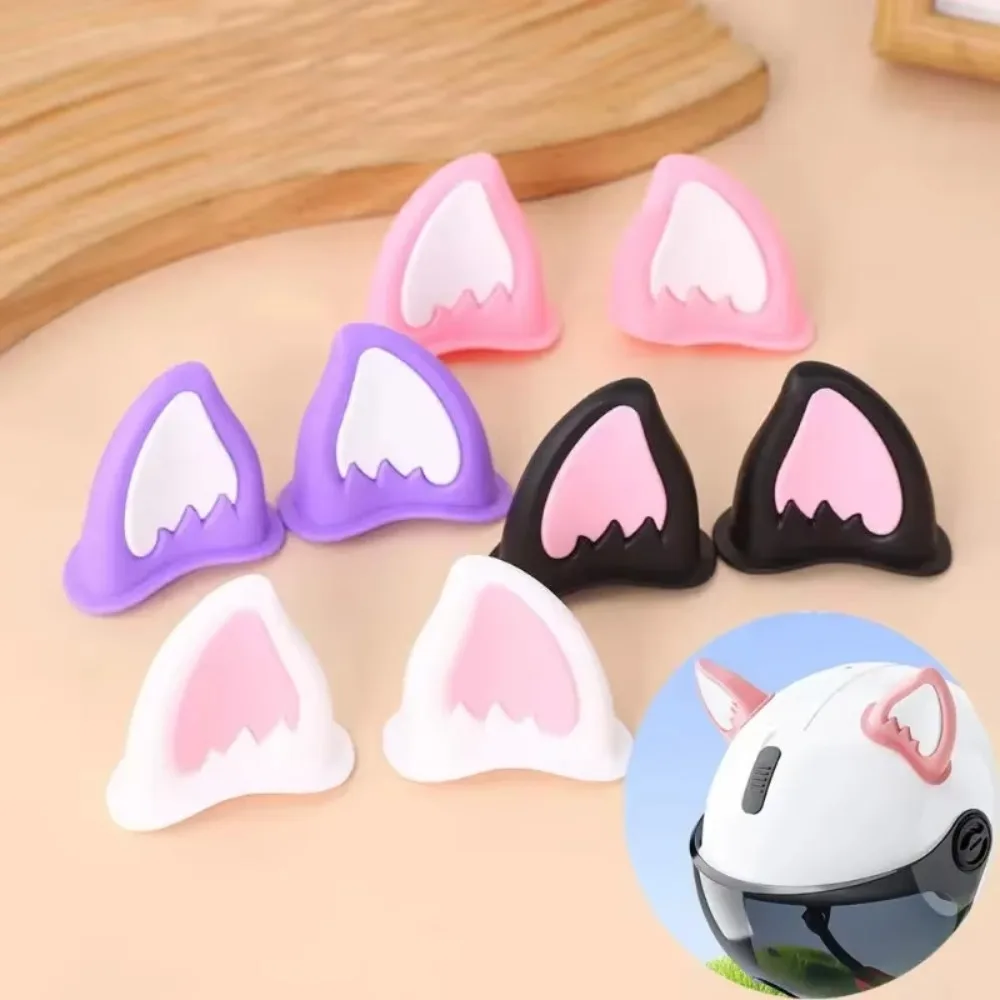 Electric Helmet Decoration, Free Stickers, Fox Ear Jewelry, Universal Decorative Horns Motorcycle Accessories