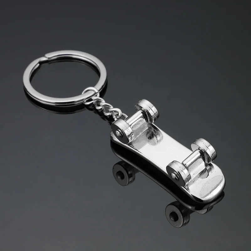 Letter Creative Gift Personality Scooter Metal Keychain Mini Advertising Key Ring Chain Pendant Laser Custom Logo Key Chain