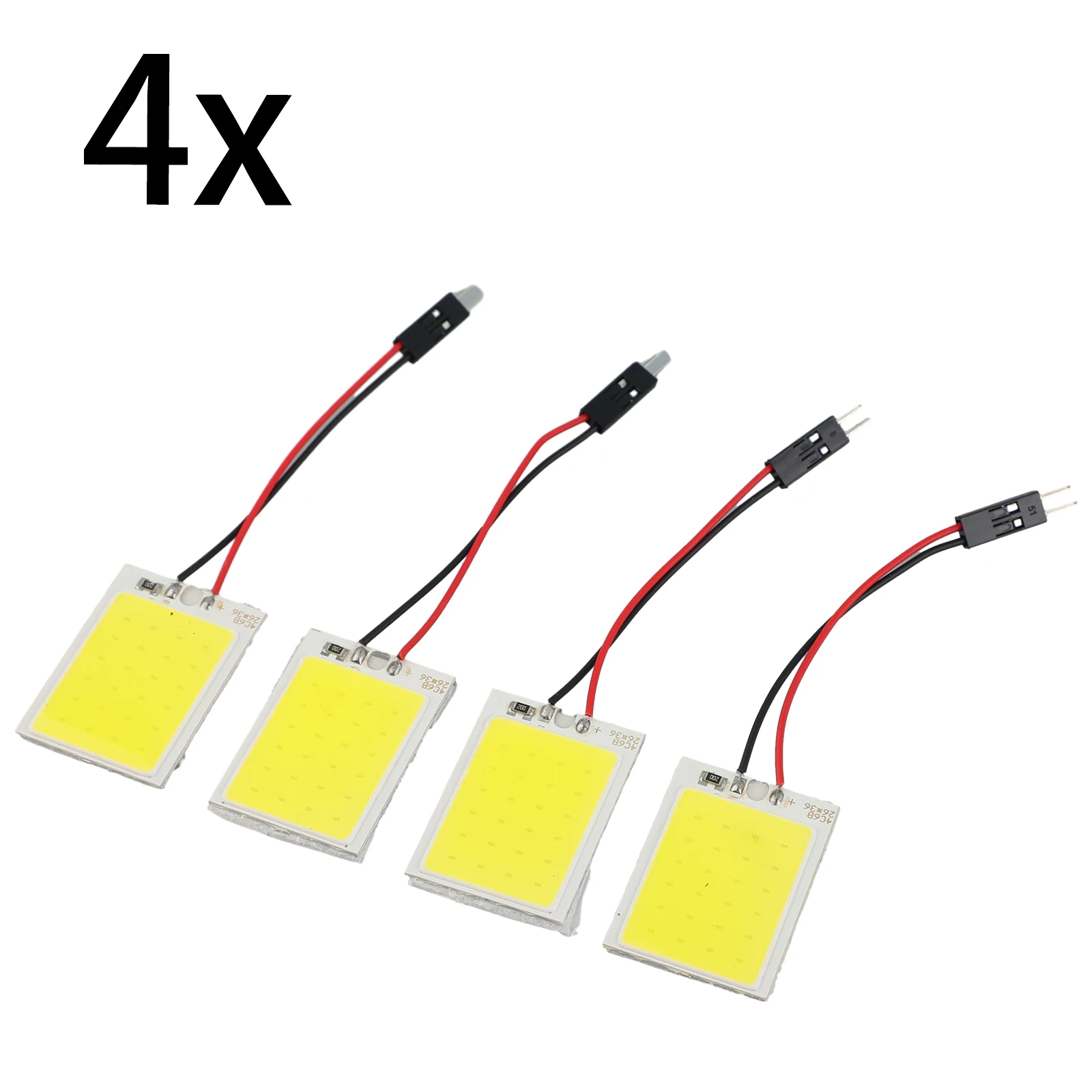 Bulb Car Interior Light 1 Set Nice Spare Parts Kit 36×26mm Pratical COB Chip Car Panel Dome New 24 for smd 4W Panel