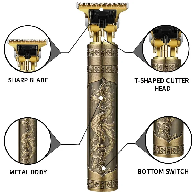 Barber, shaver, electric pusher, electric pusher, oil head, hair clipper, carving mark, shaver, rechargeable beard trimmer