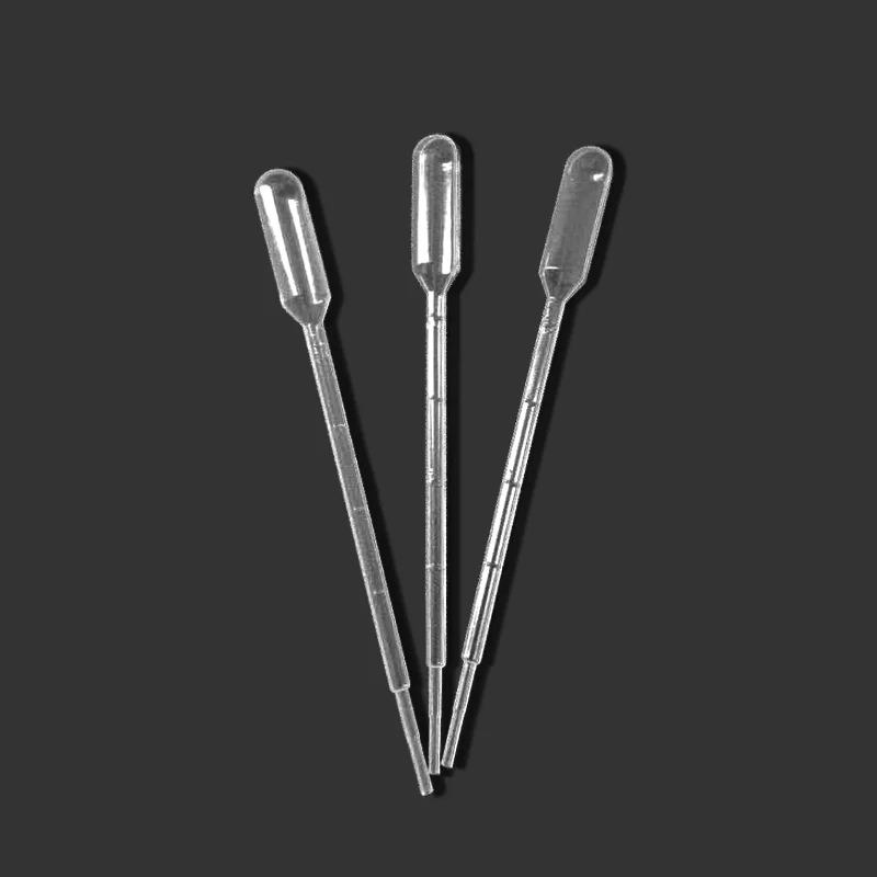 Pipettes de transfert jetables en plastique Transparent, 100 pièces, 1ml, compte-gouttes sûr