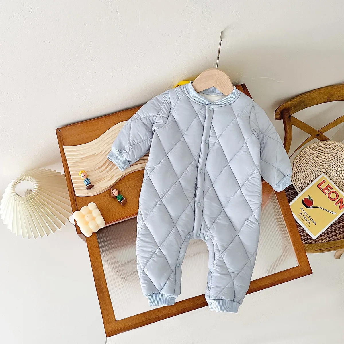 0-3T Newborn Kid Baby Boy Girl Winter Clothes Thick Plush Baby Romper Long Zleeve Warm Jumpsuit Cute New Born Outfit