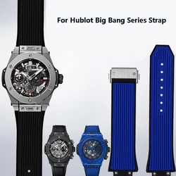 For Hublot Big Bang Series High Quality Silicone Watch Strap Watch Wrist Bracelet Watch  27mm-17mm Men Women Watchband