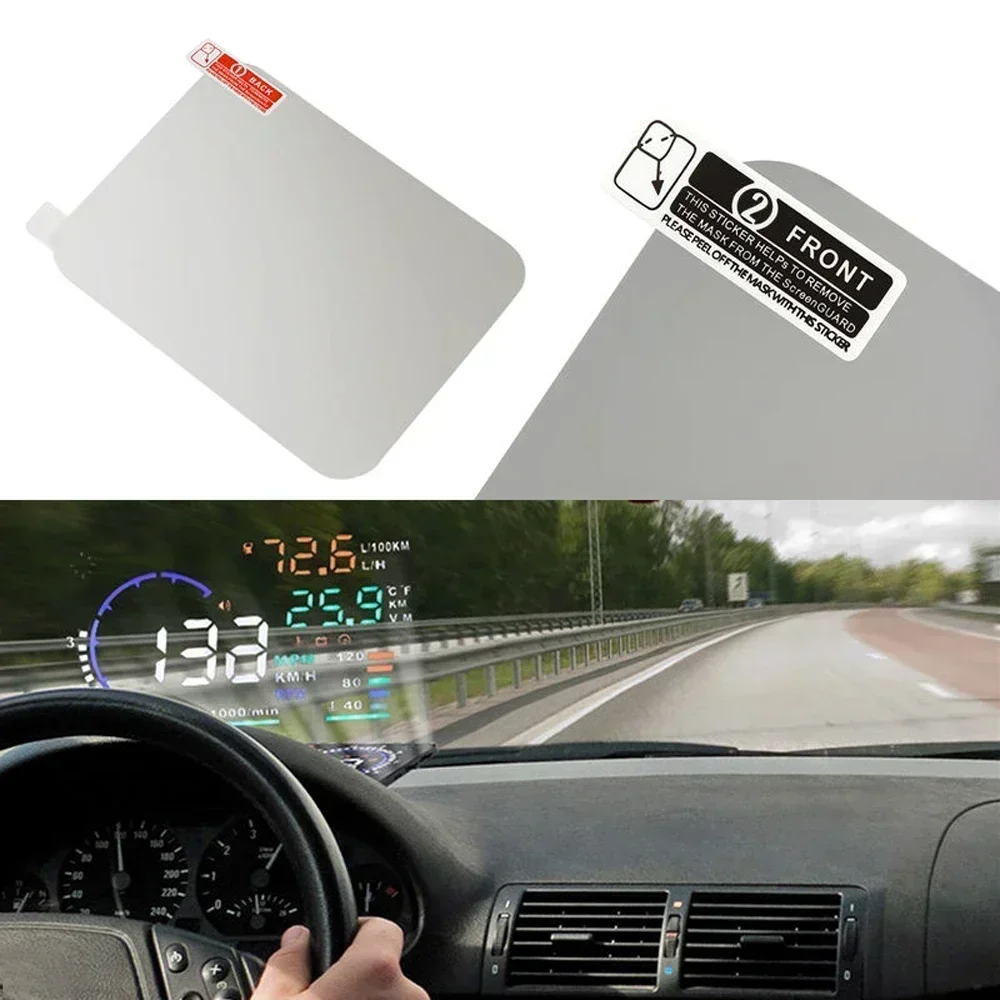 Car Head-up Display Transparent Film Reflective Car Universal HUD Film Windshield Film GPS Navigation Tools Accessories