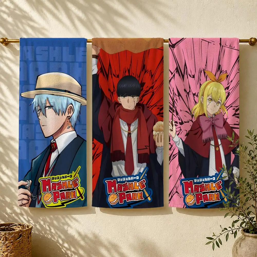 Anime M-Mashle Magic and Muscles Towel Towel beach towel, quick drying absorbent bath towel for Swim,Gym,Camping,Outdoor hot