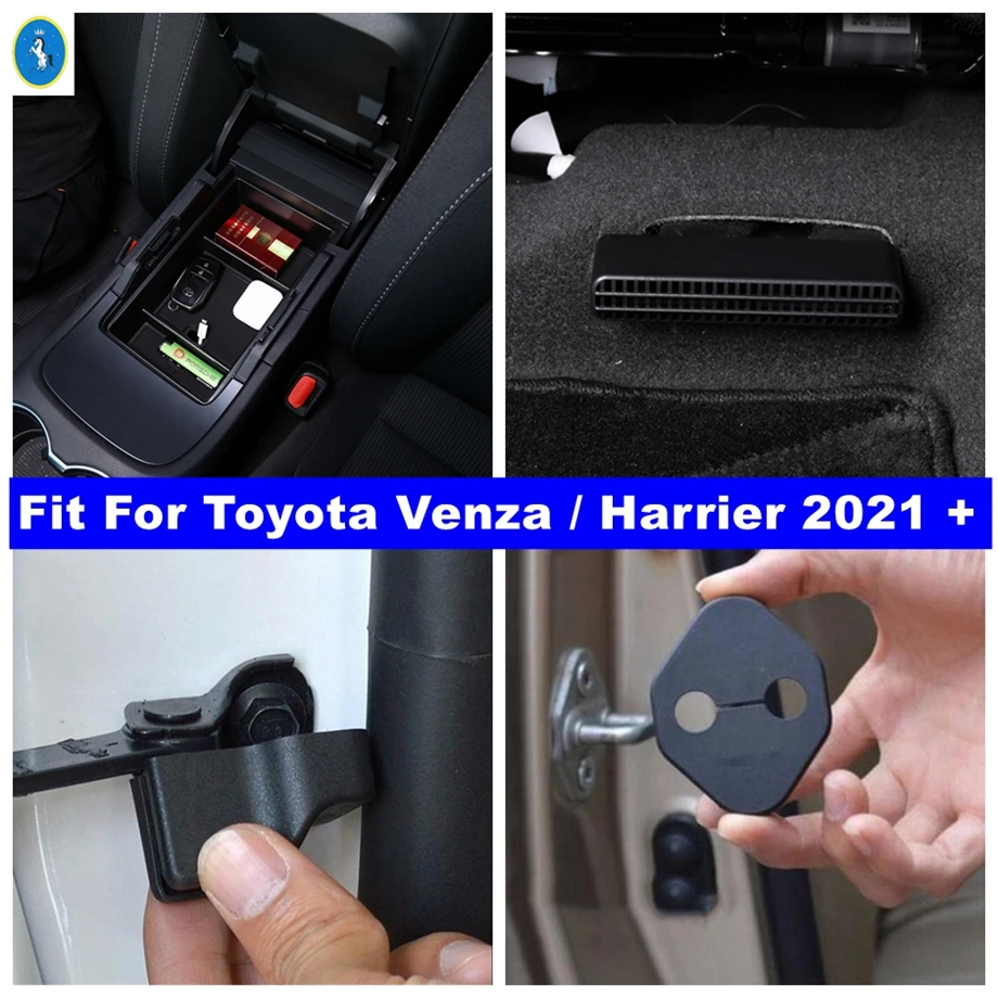 

For Toyota Venza / Harrier 2021 - 2024 Interior Door Lock Armrest Storage Box Seat Under Air Outlet Vent Cover Trim Accessories