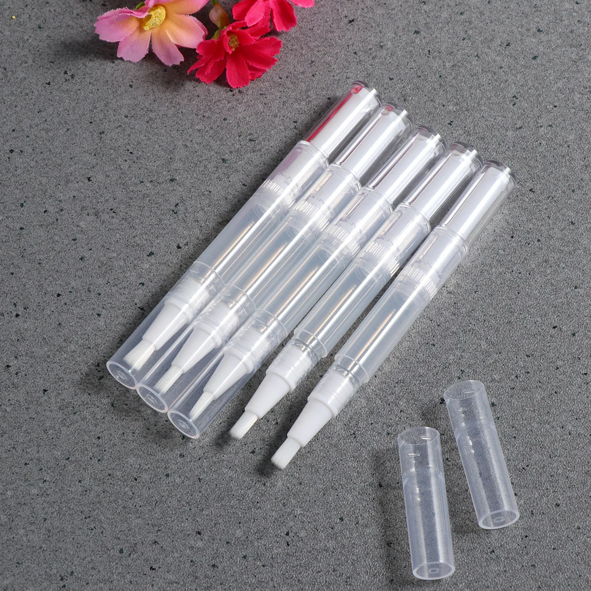 Stylo à huile vide pour ongles, récipient Transparent de 3Ml pour vernis à ongles, brillant à lèvres, huiles essentielles, peinture de parfum liquide, 20 pièces