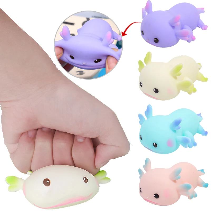 Action Squeezing Toy Simulation Salamander Finger Pinching Squeezing Slow Rebound Children's Stress Relieving and Venting Toy