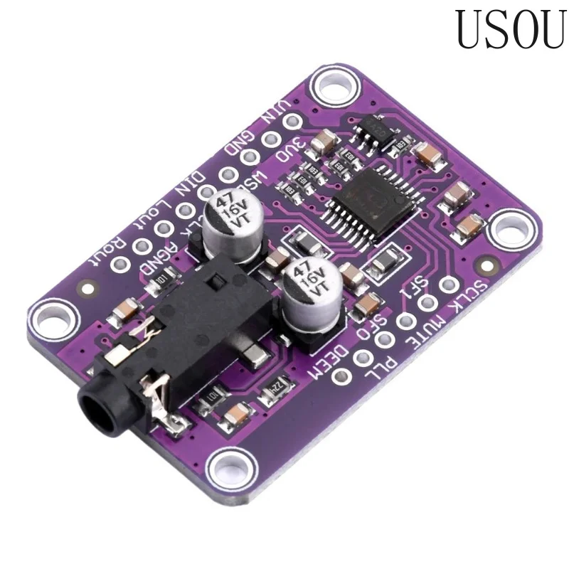 UDA1334A I2S Sound DAC Module 3.3-5V Stereo Decoder Board For Arduino Package Shipping