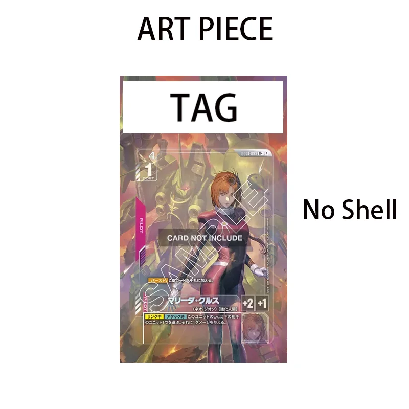 Art Display for Gundam Card Game Newtype Rising Marida Cruz Anime Art Fans Gift Recyclable Acrylic Protective Case Keychain view 6